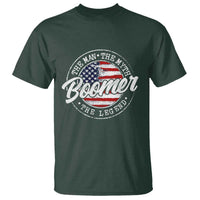 Boomers Generation T Shirt Vintage The Man The Myth The Legend American Flag - Wonder Print Shop