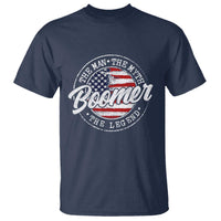 Boomers Generation T Shirt Vintage The Man The Myth The Legend American Flag - Wonder Print Shop