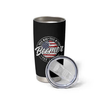 Boomers Generation Tumbler Cup Vintage The Man The Myth The Legend American Flag - Wonder Print Shop