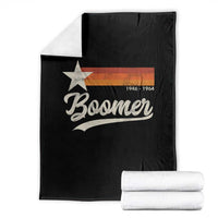 Boomers Generation Throw Blanket Vintage Retro Gift - Wonder Print Shop