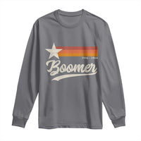 Boomers Generation Long Sleeve Shirt Vintage Retro Gift - Wonder Print Shop