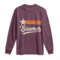 Boomers Generation Long Sleeve Shirt Vintage Retro Gift - Wonder Print Shop