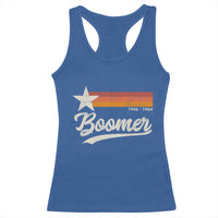 Boomers Generation Racerback Tank Top Vintage Retro Gift - Wonder Print Shop