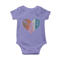 Boomers Generation Baby Onesie Vintage 40s 50s 60s Hippe Peace Love Hippy - Wonder Print Shop