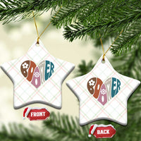 Boomers Generation Ceramic Ornament Vintage 40s 50s 60s Hippe Peace Love Hippy - Wonder Print Shop