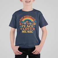 Baby Boomers Generation T Shirt For Kid Peace Love Music 60s Hippe - undefined