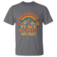 Baby Boomers Generation T Shirt Peace Love Music 60s Hippe - Wonder Print Shop