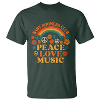 Baby Boomers Generation T Shirt Peace Love Music 60s Hippe - Wonder Print Shop