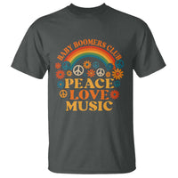 Baby Boomers Generation T Shirt Peace Love Music 60s Hippe - Wonder Print Shop