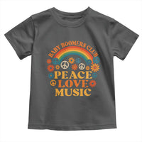 Baby Boomers Generation Toddler T Shirt Peace Love Music 60s Hippe - Wonder Print Shop