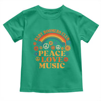 Baby Boomers Generation Toddler T Shirt Peace Love Music 60s Hippe - Wonder Print Shop