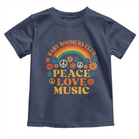 Baby Boomers Generation Toddler T Shirt Peace Love Music 60s Hippe - Wonder Print Shop