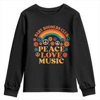 Baby Boomers Generation Youth Sweatshirt Peace Love Music 60s Hippe - Wonder Print Shop