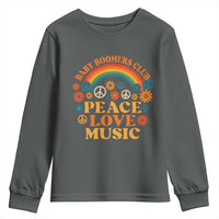 Baby Boomers Generation Youth Sweatshirt Peace Love Music 60s Hippe - Wonder Print Shop
