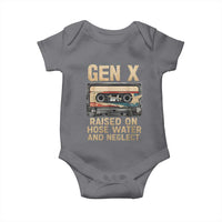 Gen X Baby Onesie Vintage Cassette Tape Raised On Hose Water And Neglect Nostalgia - Wonder Print Shop