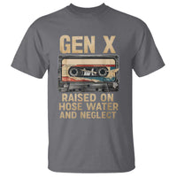 Gen X T Shirt Vintage Cassette Tape Raised On Hose Water And Neglect Nostalgia - Wonder Print Shop