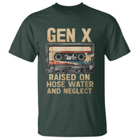 Gen X T Shirt Vintage Cassette Tape Raised On Hose Water And Neglect Nostalgia - Wonder Print Shop