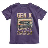 Gen X Toddler T Shirt Vintage Cassette Tape Raised On Hose Water And Neglect Nostalgia - Wonder Print Shop