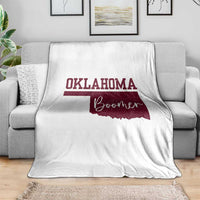 Oklahoma Boomer Throw Blanket - Wonder Print Shop