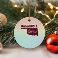 Oklahoma Boomer Ceramic Ornament - Wonder Print Shop