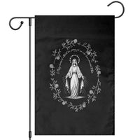 Marian Catholic Garden Flag Virgin Mary Floral Women Religious Catholic Gift - Wonder Print Shop