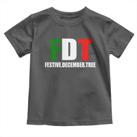 Subtle FDT Christmas Toddler T Shirt Hidden Message Funny Festive December Tree - Wonder Print Shop