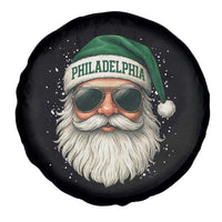 Christmas Philadelphia Fan Spare Tire Cover Funny Retro Santa Philly Lovers - Wonder Print Shop