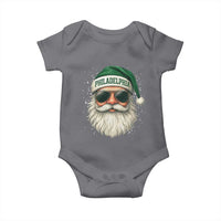 Christmas Philadelphia Fan Baby Onesie Funny Retro Santa Philly Lovers - Wonder Print Shop