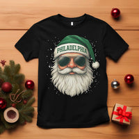 Christmas Philadelphia Fan T Shirt Funny Retro Santa Philly Lovers - Wonder Print Shop