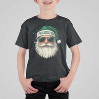 Christmas Philadelphia Fan T Shirt For Kid Funny Retro Santa Philly Lovers - Wonder Print Shop