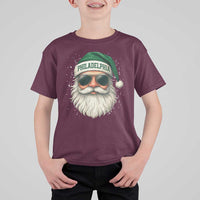 Christmas Philadelphia Fan T Shirt For Kid Funny Retro Santa Philly Lovers - Wonder Print Shop