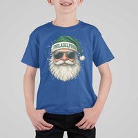Christmas Philadelphia Fan T Shirt For Kid Funny Retro Santa Philly Lovers - Wonder Print Shop
