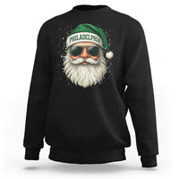 Christmas Philadelphia Fan Sweatshirt Funny Retro Santa Philly Lovers - Wonder Print Shop