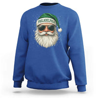 Christmas Philadelphia Fan Sweatshirt Funny Retro Santa Philly Lovers - Wonder Print Shop