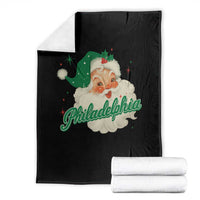 Christmas Philadelphia Football Throw Blanket Vintage Santa Philly Lovers - Wonder Print Shop