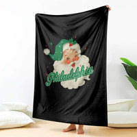 Christmas Philadelphia Football Throw Blanket Vintage Santa Philly Lovers - Wonder Print Shop