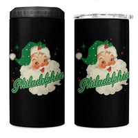 Christmas Philadelphia Football 4 in 1 Can Cooler Tumbler Vintage Santa Philly Lovers - Wonder Print Shop