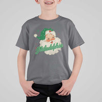 Christmas Philadelphia Football T Shirt For Kid Vintage Santa Philly Lovers - Wonder Print Shop