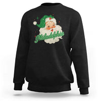 Christmas Philadelphia Football Sweatshirt Vintage Santa Philly Lovers - Wonder Print Shop