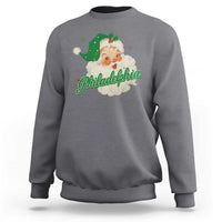 Christmas Philadelphia Football Sweatshirt Vintage Santa Philly Lovers - Wonder Print Shop