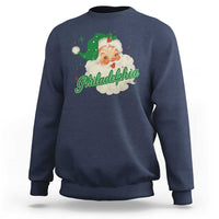 Christmas Philadelphia Football Sweatshirt Vintage Santa Philly Lovers - Wonder Print Shop