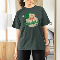 Christmas Philadelphia Football T Shirt For Women Vintage Santa Philly Lovers - Wonder Print Shop