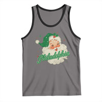 Christmas Philadelphia Football Tank Top Vintage Santa Philly Lovers - Wonder Print Shop