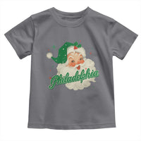 Christmas Philadelphia Football Toddler T Shirt Vintage Santa Philly Lovers - Wonder Print Shop