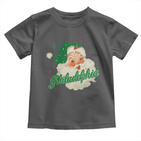 Christmas Philadelphia Football Toddler T Shirt Vintage Santa Philly Lovers - Wonder Print Shop
