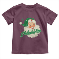 Christmas Philadelphia Football Toddler T Shirt Vintage Santa Philly Lovers - Wonder Print Shop