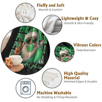 Philadelphia Football Christmas Throw Blanket Santa Retro Philly Fan - Wonder Print Shop