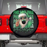 Philadelphia Football Christmas Spare Tire Cover Santa Retro Philly Fan - Wonder Print Shop