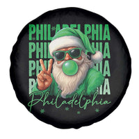 Philadelphia Football Christmas Spare Tire Cover Santa Retro Philly Fan - Wonder Print Shop