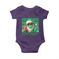 Philadelphia Football Christmas Baby Onesie Santa Retro Philly Fan - Wonder Print Shop